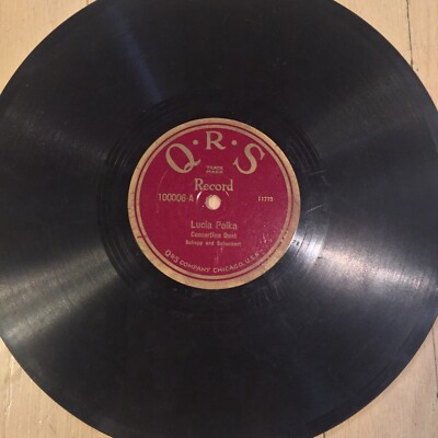 QRS Q-R-S Chicago RARE 78 100006 Schepp &Schuckert Lucia Polka concertina Polish