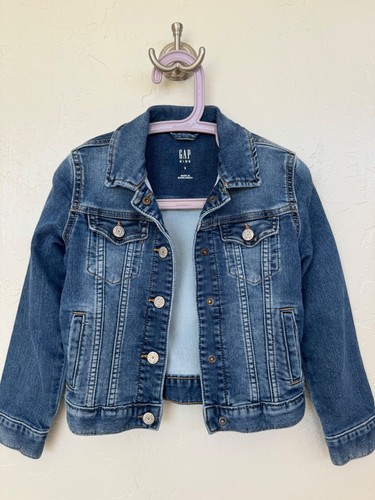 Gap girls denim jean jacket size small size 6-7 - Picture 3 of 4