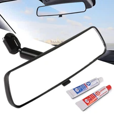 8'' Black Interior Rear View Mirror Auto Car Replacement Day Night Universal