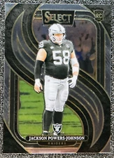 Jackson Powers-Johnson 2024 Panini Select #148 Premier Level (RC) Raiders