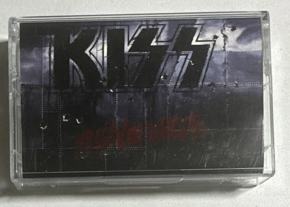 Kiss ~ Revenge ~ Cassette Tape Hard Rock EX / EX - Image 2 of 4