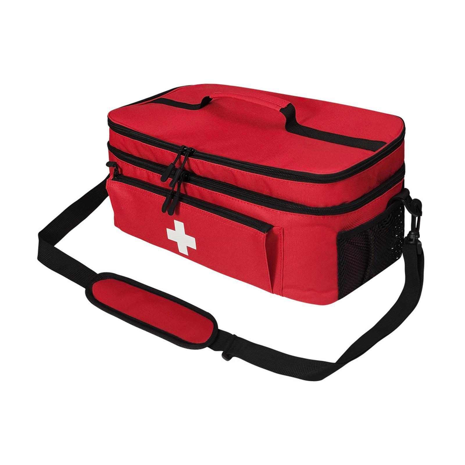 Sac De Premier Secours JABNOW - Grand Format Portable Pour Soins à Domicile
