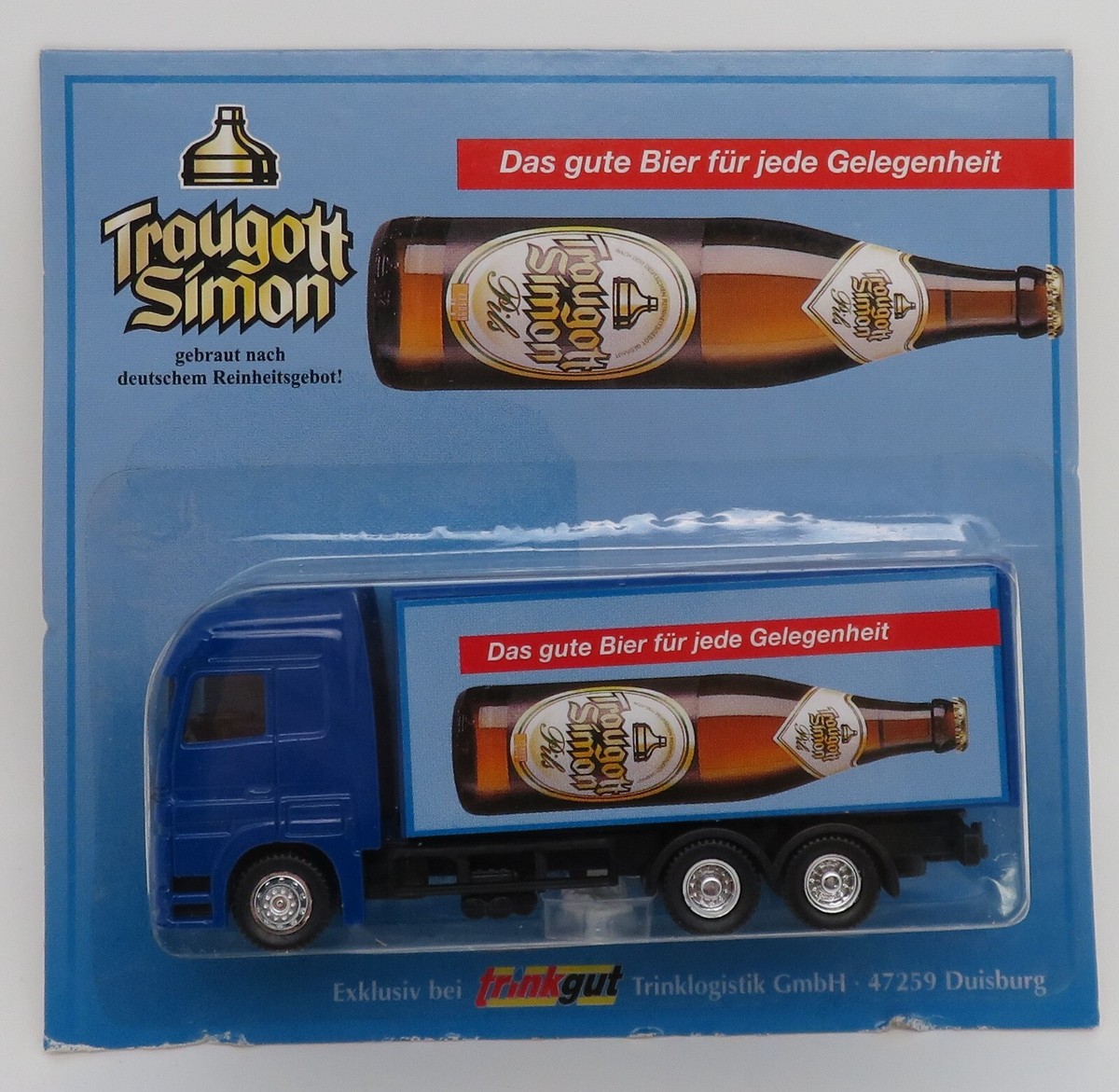 Camion Porteur Mercedes Actros échelle HO 1/87 - Marque Grell - Neuf En Boîte
