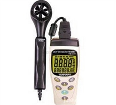 New Tenmars TM-402 Anemometer 0.4~25M/S Air Velocity Meter Airspeed And ir