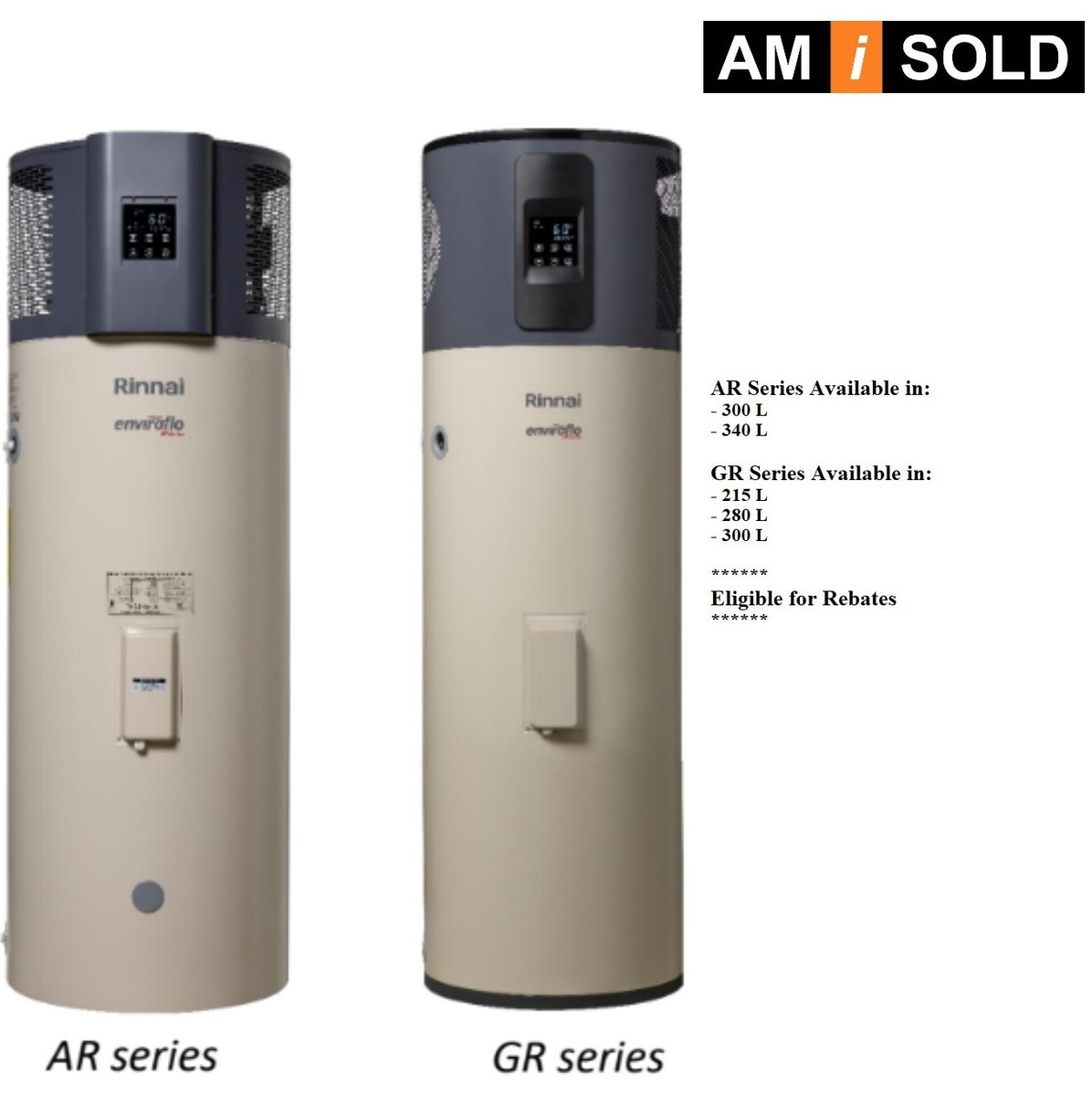 Rinnai EnviroFlow AR 340L heat pump
