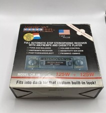 American Hi-fi Car Stereophonic Am/fm Receiver And Cassette Player Untested