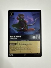 Robin Hood Capable Fighter 17/P1 Cold Foil Promo Disney Lorcana NM