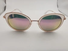 Women's Bertha Reese Polarized Sunglasses - Rose Gold Rose/pink Lenses.  Sun17