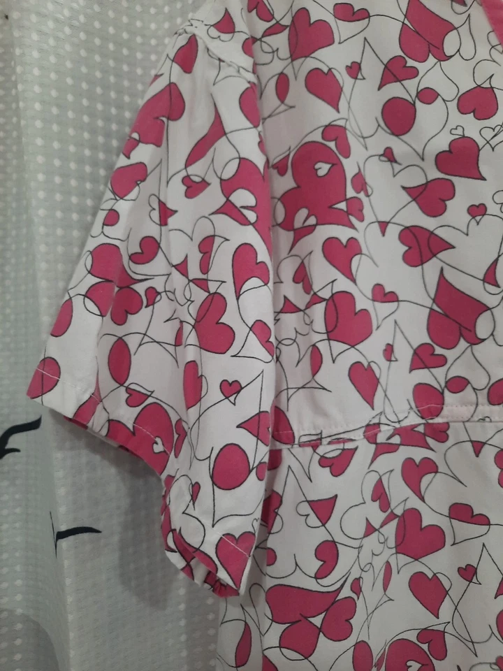 Becerly Hills Uniforms Woman's Polyester Mix Scrub Topshort Sleeve Vneck - Image 4 of 4