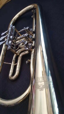 BerkeleyWind Rotary Valves Flugelhorn West EU Style) Gold in Bb