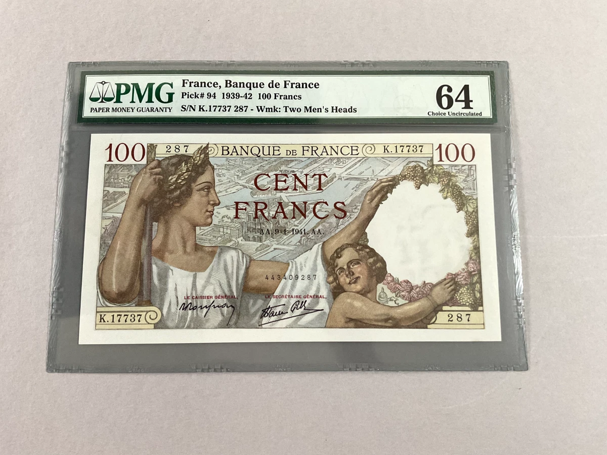 PMG French Paper Money for sale | eBay
