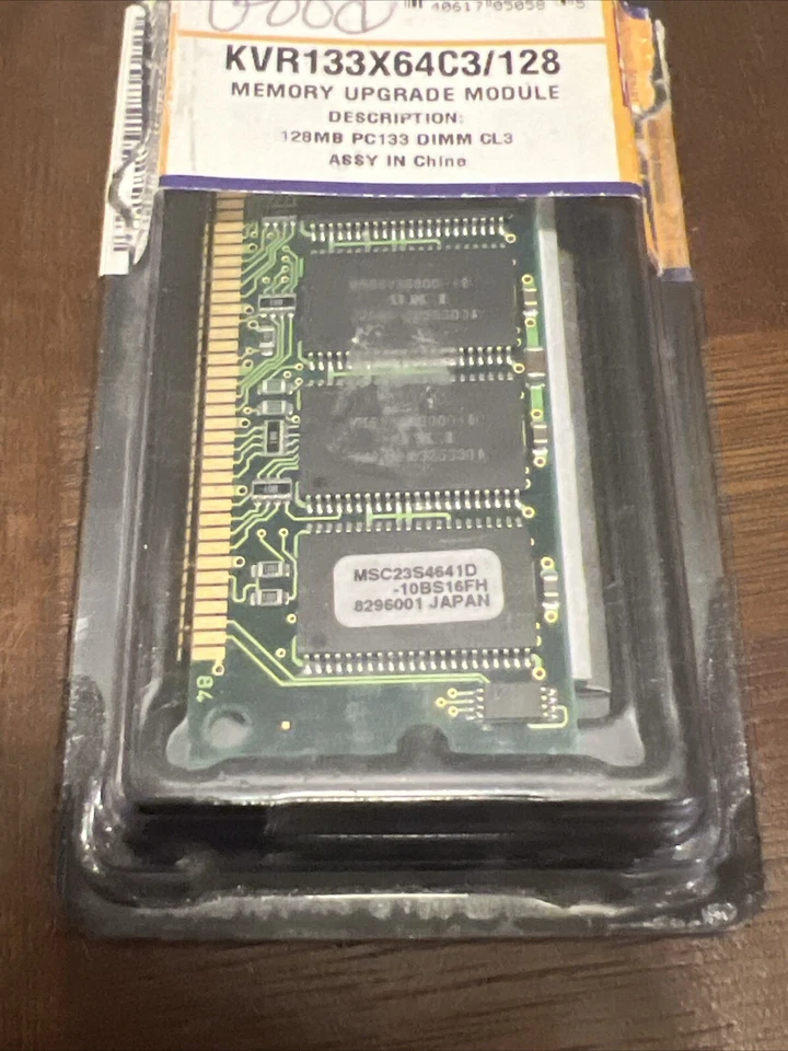 KINGSTON DESKTOP RAM MEMORY DIMM 128MB PC133 KVR133X64C3/128 133MHZ 168-Pin - Image 4 of 4