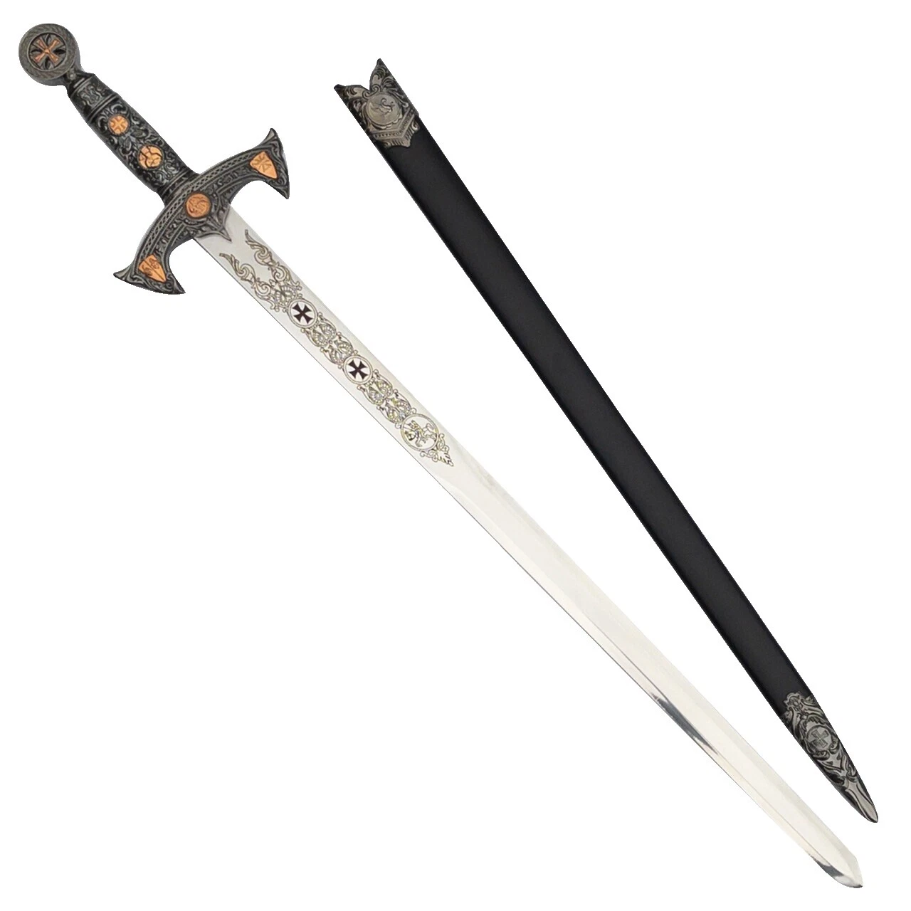 Stainless Steel Handle Single-Handed Collectible European & Mediterranean Swords & Sabers