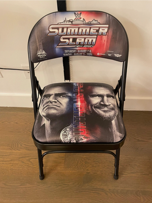 WWE SummerSlam 2025 Ringside Event Chair CM Punk vs. Gunther WWF