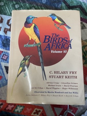 The Birds Of Africa Volume 6 Large Hardback Colour Illustration Reference Book