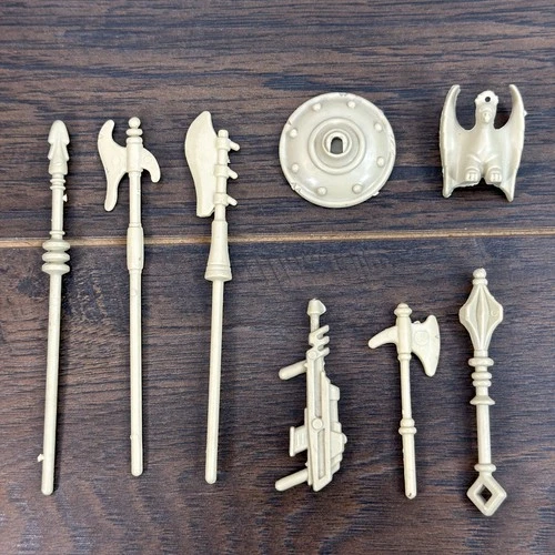 MOTU Vintage 1981 Castle Grayskull Parts Lot Weapons He-Man Masters Universe