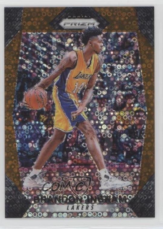 2017-18 Panini Prizm Fast Break Bronze Prizm 9/20 Brandon Ingram #284 7bo