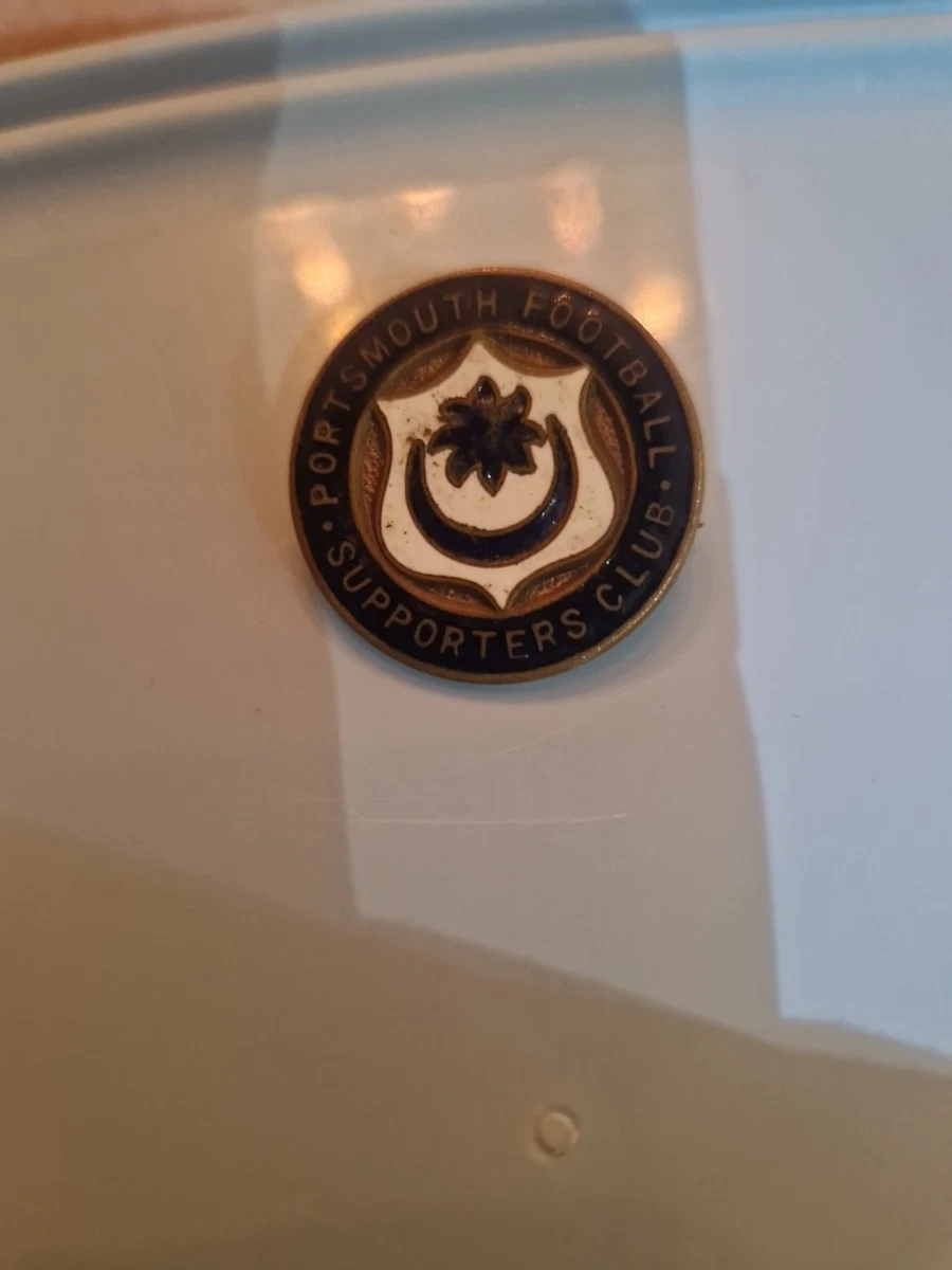 Ancien Insigne émaillé Portsmouth Pompey - Football - Très Bon état