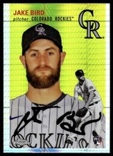 2023 Topps Chrome Platinum Anniversary Prism Refractor Jake Bird Rookie Colorado