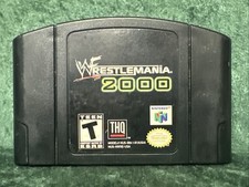 WWF Wrestlemania 2000 Nintendo 64, 1999, Authentic, Tested Working