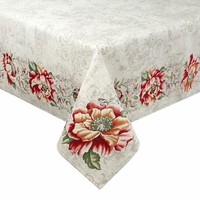 Tischtuch Tischdecke 140X180 Cm Gobelin Rustikal Blumen Design Tisch Dekoration