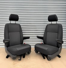 Genuine VW Transporter T6 T6.1 Caravelle Swivel Captain Seats Bricks #50