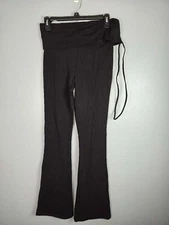FOREVER 21 Size Small Women's Black Leggings Flare Leg Drawstring