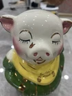 Mark Supnick Shawnee Pottery 1994 Smiley's Stash Pig Cookie Jar Bank 49/150