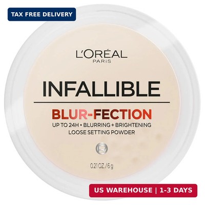 L'Oreal Paris Infallible Blur-fection Longwear Loose Setting Powder, Blurring Fa