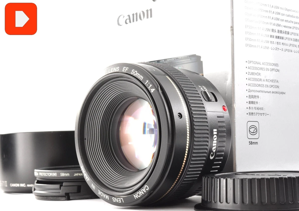 Preços baixos em Lentes de câmera Canon 50mm f/1.4 | eBay