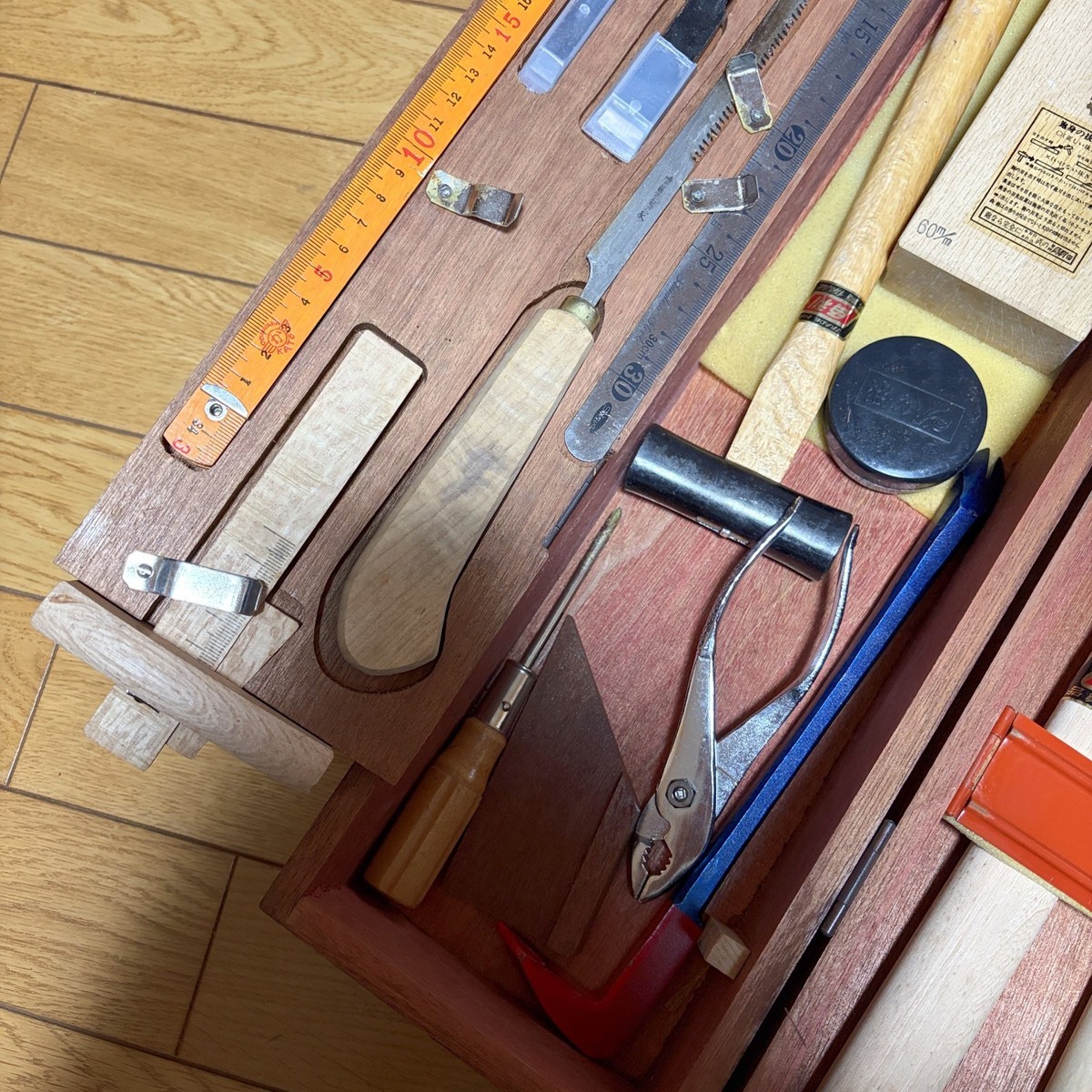 Japanese Vintage Kakuri Carpenter Tool set Hand plane hand saw etc