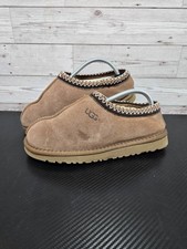 UGG Tasman Me's Slippers Chestnut UK Size 9 EU 43 Suede Slip On Sheepskin Lining