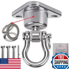 9M Stainless Steel Swing Hanger, Heavy Duty 180  360  Swivel w/Smooth Bearings