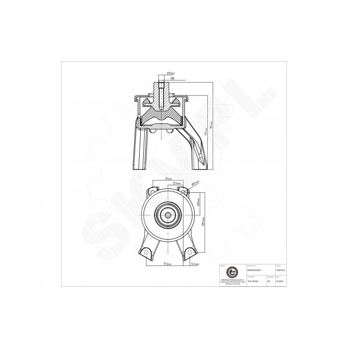 Acheter support moteur arrière VW T5 T6 pour stopper vibrations et claquements
