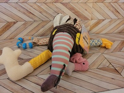 New The Deglingos Discovery Activity Toy Ratos Rat crinkles rattle vibrate