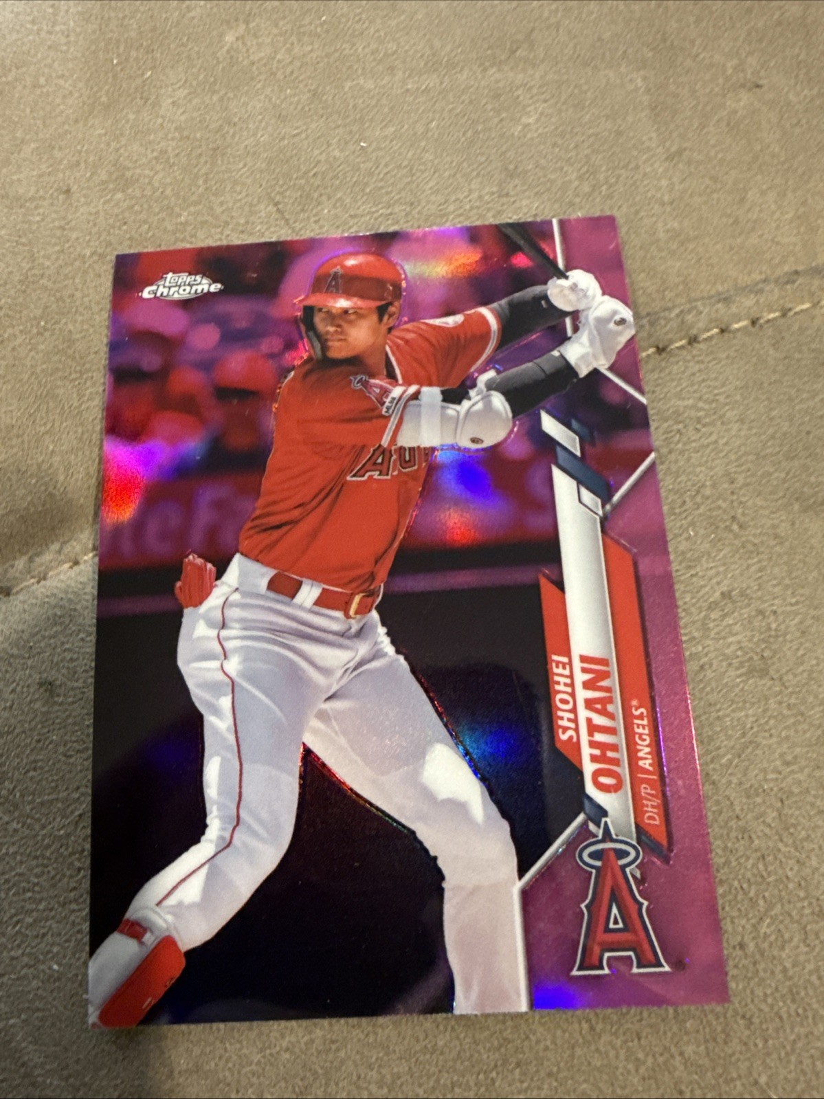 Shohei Ohtani 2020 Topps Chrome #21 Pink Refractor Price Guide 