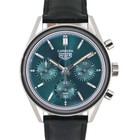 Tag Heuer Carrera Calibre 02 39mm Stainless Steel Green Dial Automatic #KN223