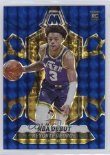 2023-24 Panini Mosaic NBA Debut Blue Prizm 124/199 Keyonte George #251 0jr6