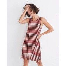 Madewell highpoint sulley striped tank dress small