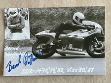 Autograf motocykl Bernd Dörffeldt 3-krotny mistrz NRD lata 70. sw karta