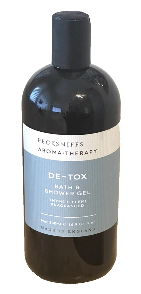 PECKSNIFF'S Pecksniffs Aromatherapy De-Tox Purifying Thyme Elemi Body Wash 500ml rrp £18