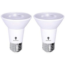 2 Pack LED Flood Light Bulb, E26 Base, 8W, Cool White, Dimmable