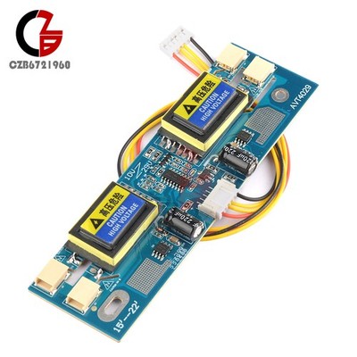 10PCS Universal CCFL Inverter LCD Monitor 4Lamp 10-30V For 15-22'' Widescreen DIY