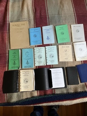 Masonic Cipher Books, Ephemera, Directory, Booklets. Freemasonry. Freemasons.
