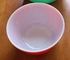 Pyrex #402 Vintage Red Bowl 1.5 Qt Made in USA,  7" Diameter