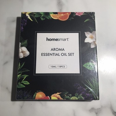 Homesmart AROMA Essential Oil Set 18 Ct 10ml Ea New Seald Christmas Aromatherapy