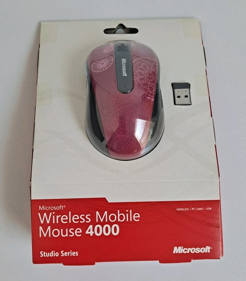 Microsoft Mobile 4000 Wireless BlueTrack Mouse 1383 SEALED NEW - Image 2 of 4
