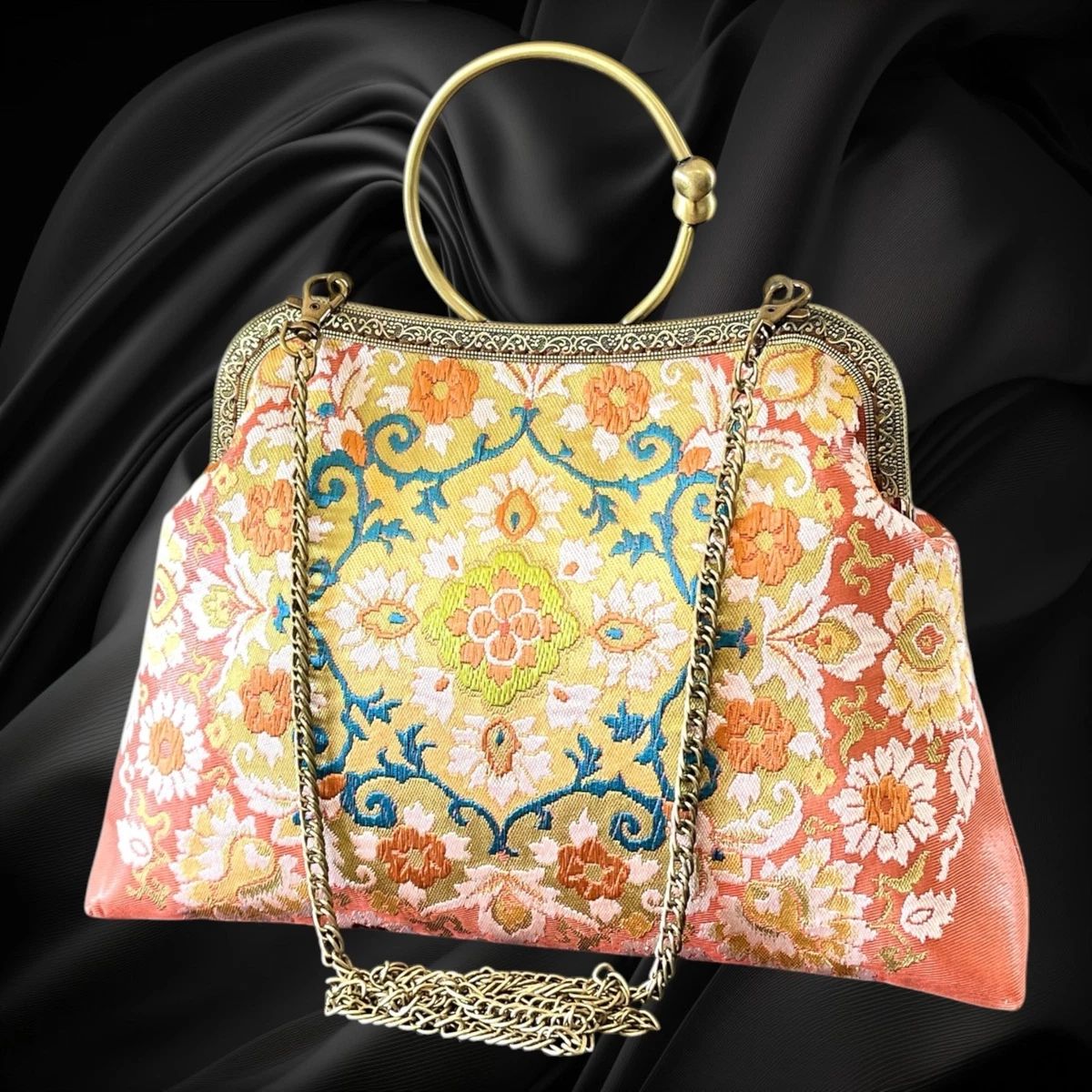 ピンクの花袋&ハンドバッグ 女性用 | eBay