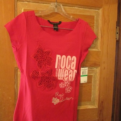 New Girls/Juniors Wholesale lot of 33 Rocawear ''Roc Queen'' Flower, C-Thru Shirts