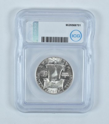 1958 Franklin Half Dollar MS66 ICG | eBay